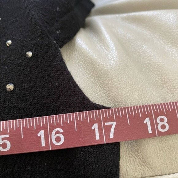 ELIZA J NEW Holiday Rhinestone Embellished Stretch Crepe Dress Sz Large Evening - Picture 8 of 8